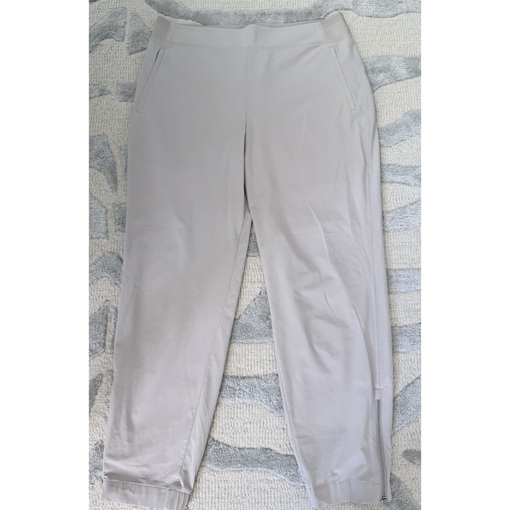 Athleta Women's Grey Pants Size 12 Elastic Waistband